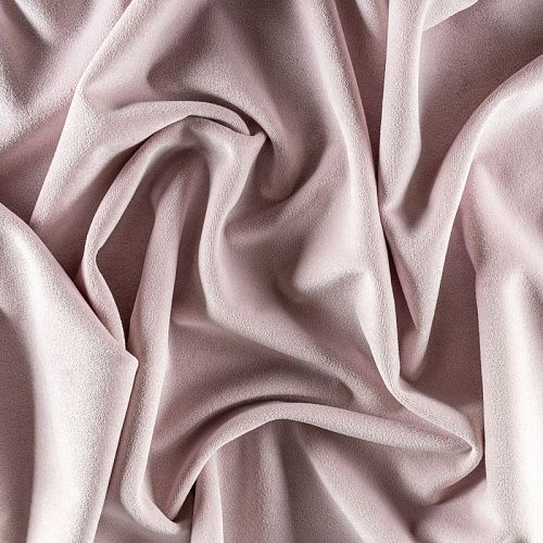 Ткань портьерная бархат 529-02-155 пудрово-розовый однотонный