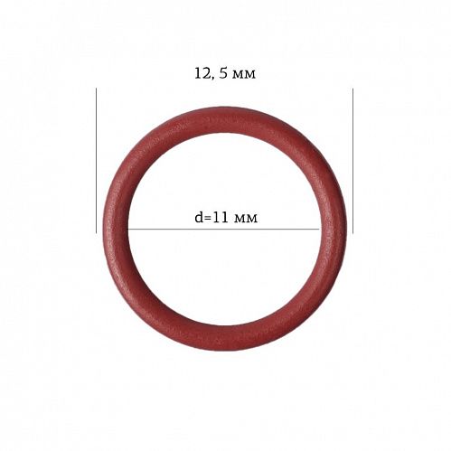 Кольцо для бюстгальтера ARTA.F 11 мм металл 2 шт 2830-101 темно-красный 