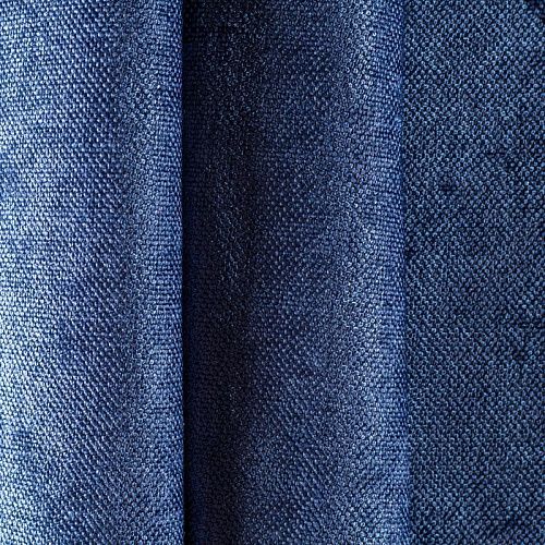 Ткань портьерная шенилл h-300 см 21-02-00073 сине-голубой однотонный