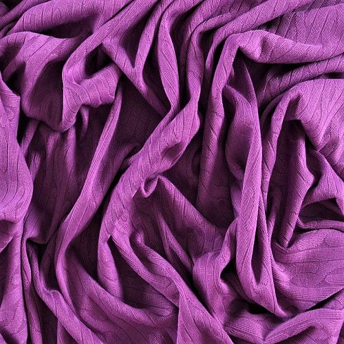 Трикотаж 056-10478 пурпурная фуксия однотонный