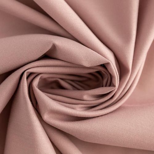 Ткань костюмная К33-445 пудрово-розовый однотонный