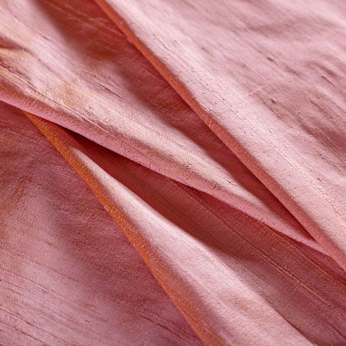 Дикий шелк 016-04871 лососево-розовый однотонный