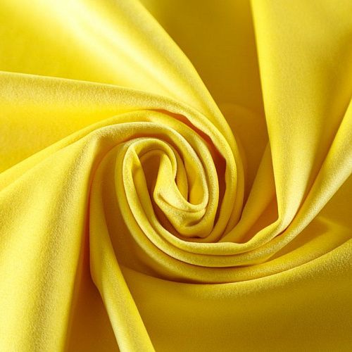 Ткань мебельная микровелюр 09-02-08962 желтая кукуруза однотонный