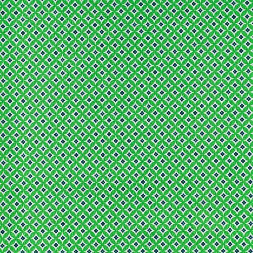Хлопок К29-102 ярко-зеленый принтованный