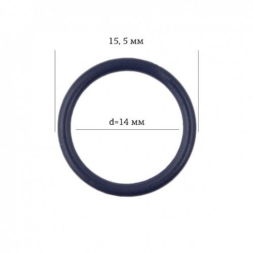 Кольцо для бюстгальтера ARTA.F 14 мм металл 2 шт 2831-061 темно-синий 