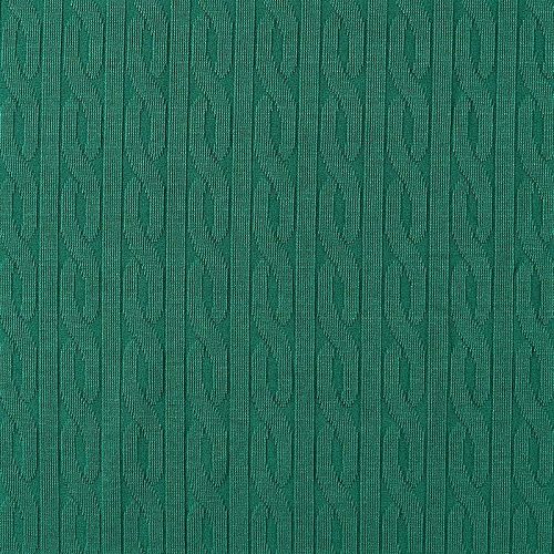 Трикотаж 056-10480 зеленый однотонный