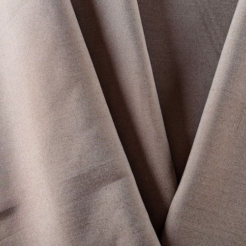 Ткань рубашечная 049-07996 серо-коричневый однотонный