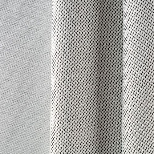 Ткань портьерная блэкаут рогожка h-290 см 10-02-00482 светло-серый