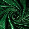 Бархат стрейч К33-777 изумрудно-зеленый однотонный