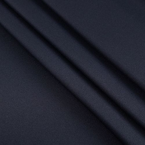 Коттон стрейч 063-20189 черный однотонный