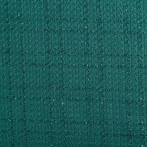 Твид шанель 052-05407 морской зеленый однотонный
