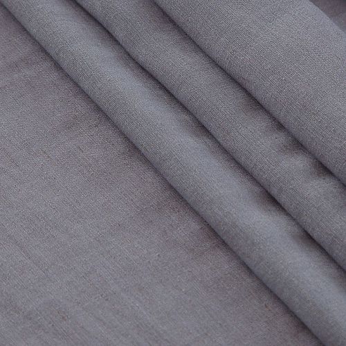 Лен-вискоза 035-17846 светло-серый однотонный