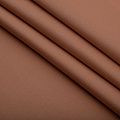 Креп двойной 026-16560 персиково-карамельный однотонный