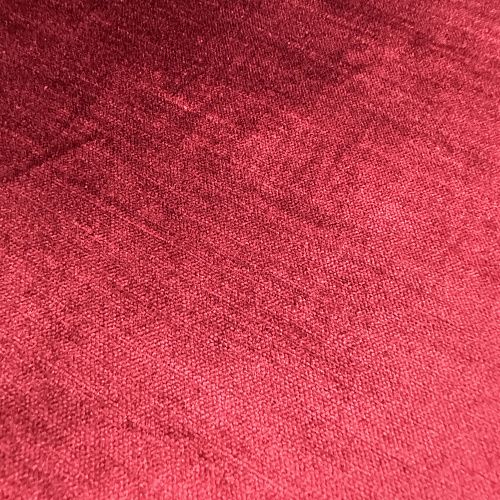 Ткань портьерная бархат Т199-02-57 красно-вишневый однотонный