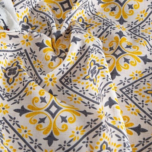 Ткань с водо- и грязеотталкивающей пропиткой 22-02-20711 белый принтованный