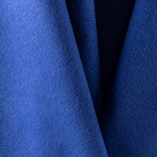 Ткань пальтовая К25-945 сине-голубой однотонный