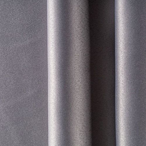 Ткань портьерная блэкаут h-295 см 10-02-00497 серый однотонный