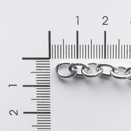 Цепь декоративная 5 мм металл 172-5-под никель 